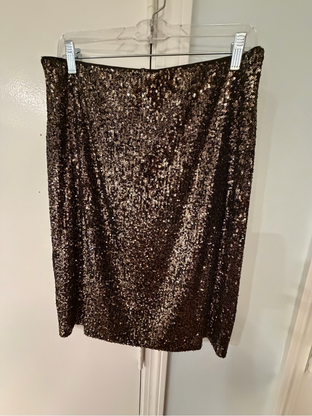 Cable & Gauge Sequin Pencil Skirt